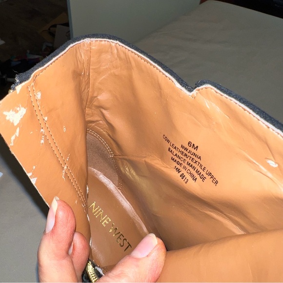 Nine West Leopard Print Heeled Boots - Picture 5 of 6